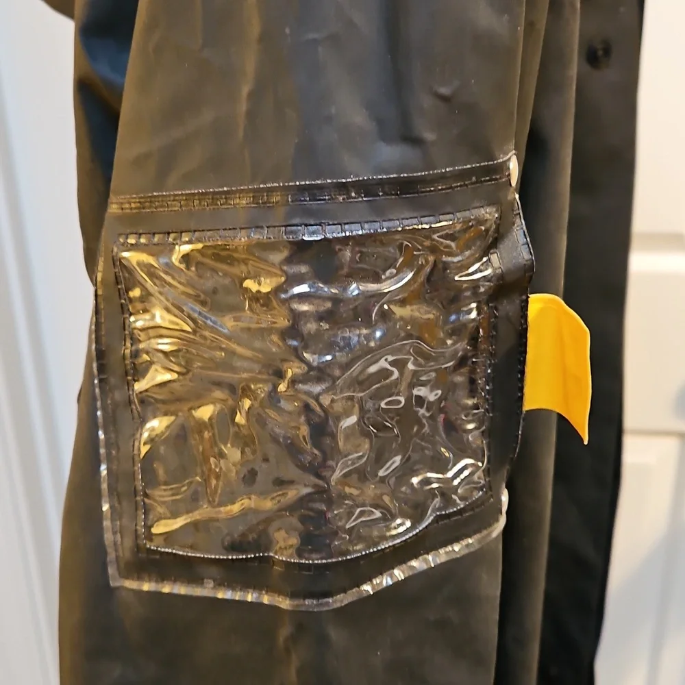 O'NEAL RACING Rubber Black Hooded Men's Rain Coat - XL